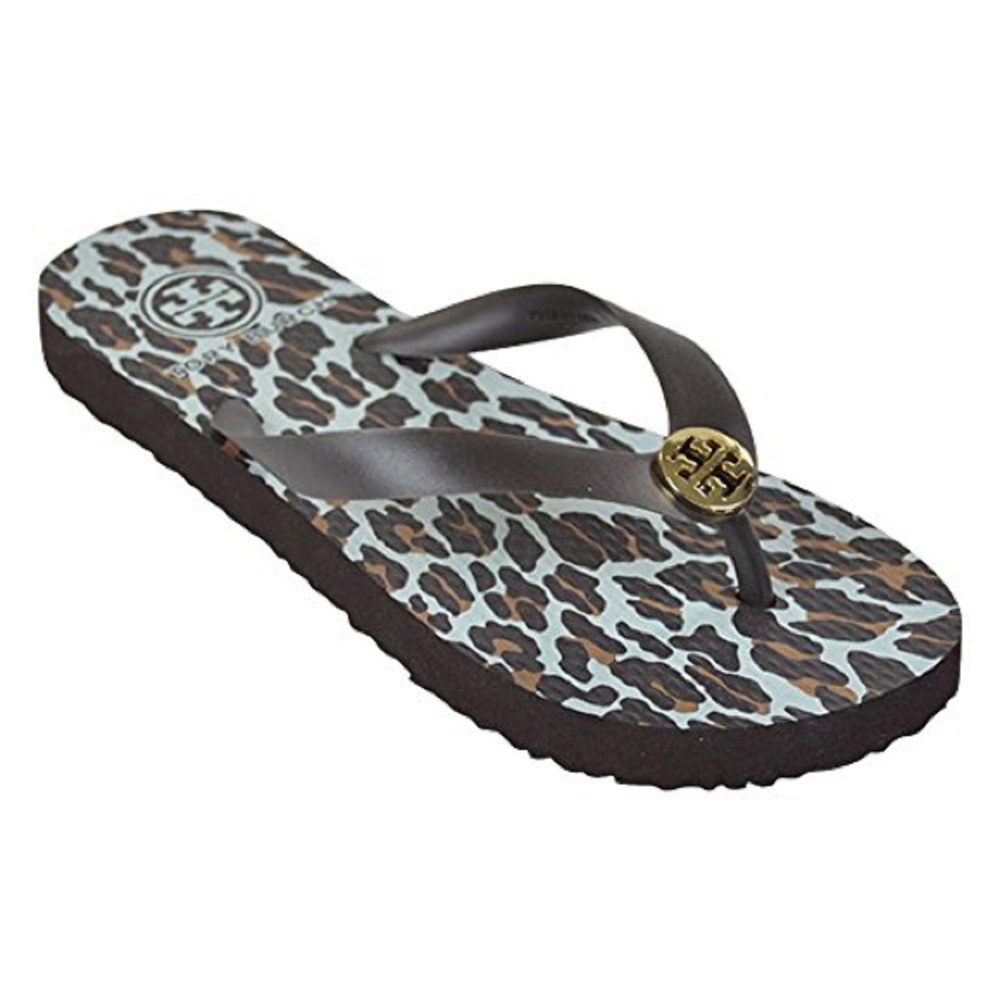 Tory Burch Rubber Logo Flip Flops